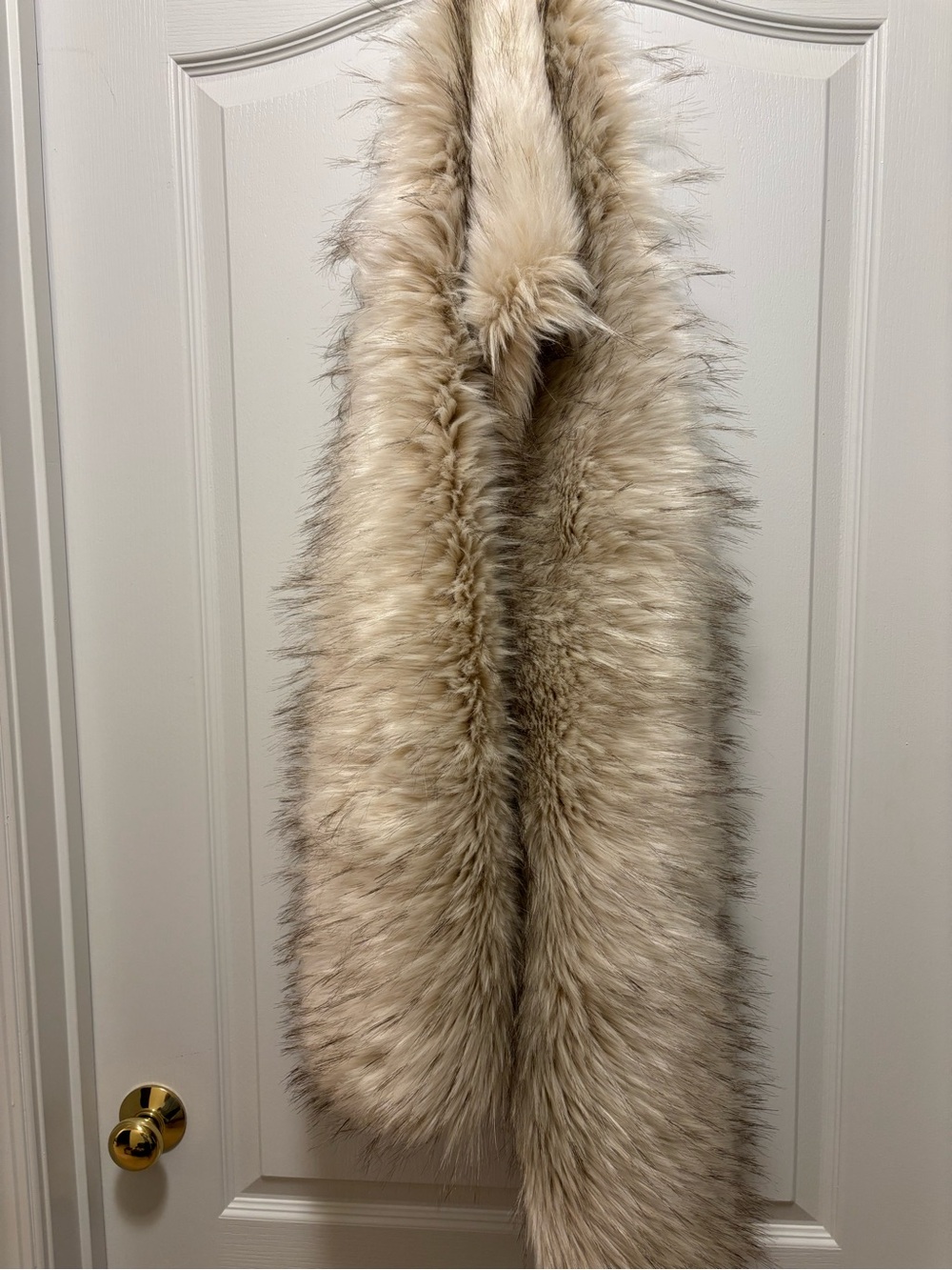 Luxury Blush Faux Fur Wrap